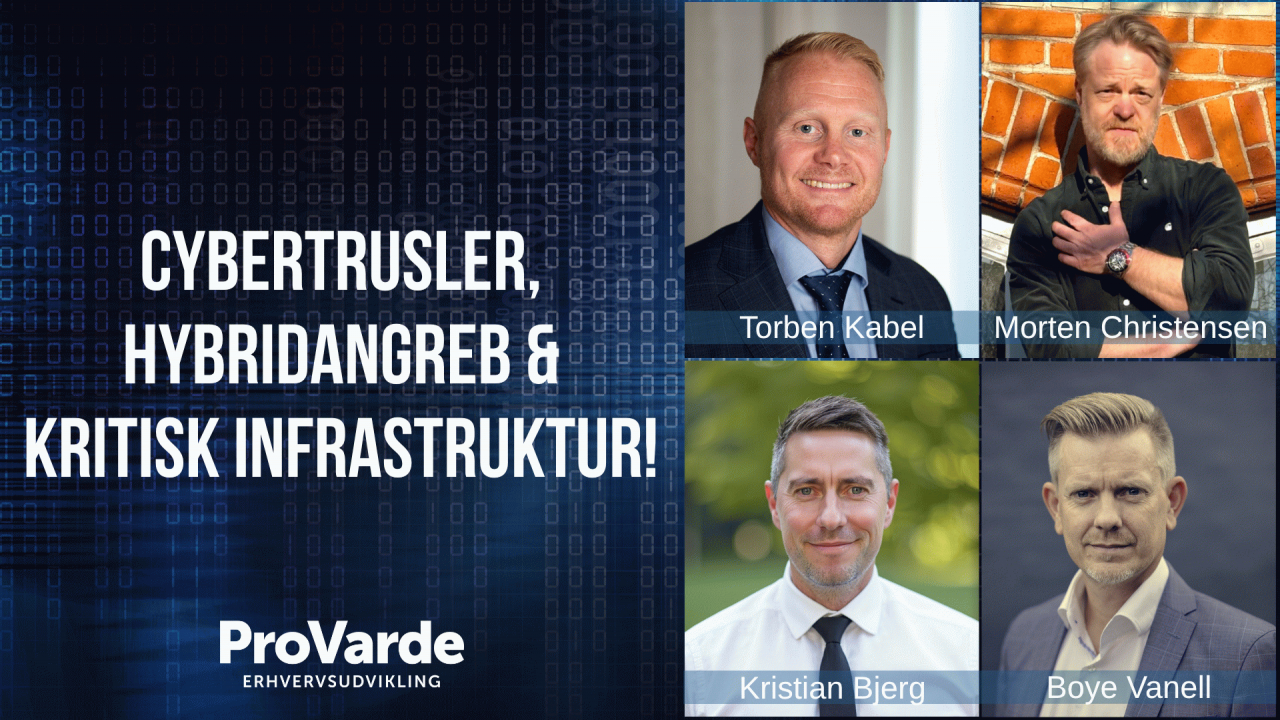 Cybertruslen mod danske virksomheder. Er din virksomhed forberedt?